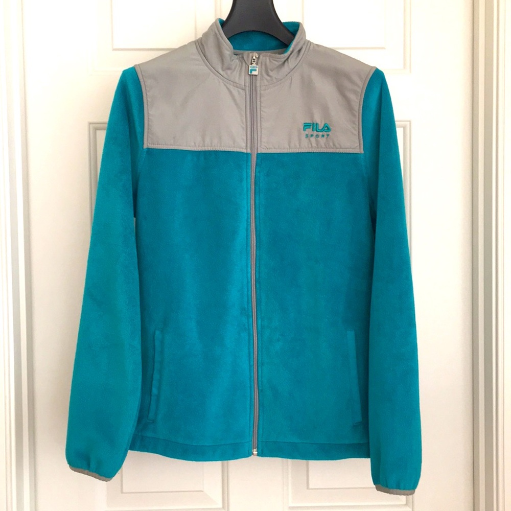 FILA Girls Jacket XL (16) Warm Zipper Pockets Soft